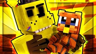 Кошка и её Детёшка - Прятки Майнкрафт FNAF