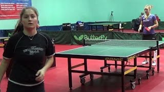 Анастасия ГОЛУБЕВА - Анна БЛАЖКО 1/4 ФИНАЛа Настольный теннис, Table Tennis
