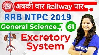 9:30 AM - RRB NTPC 2019 | GS by Shipra Ma'am | Excretory System