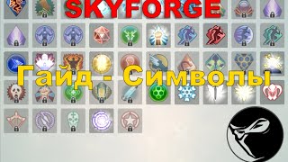 Skyforge  - Символы (Bandits) В конце совет на ОБТ