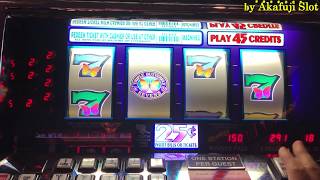 BUTTERFLY SEVENS SLOT,  4 Reel Slot $0.25 x 18= Bet $4.50, Pechanga Casino Akafujislot