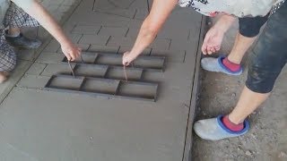 Декоративный бетон своими руками Ч 4