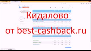 вывод денег или как кинул всех best-cashback.ru