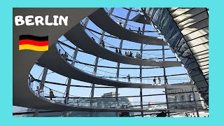 BERLIN, walking inside the spectacular REICHSTAG DOME (Germany)