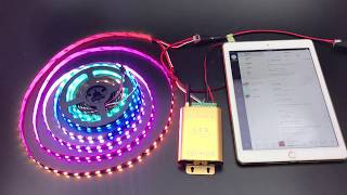 WIFI MUSIC DREAM COLOR LED CONTROLLER TEST