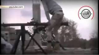 Боевика ИГИЛ разнесло в клочья прямым попаданием из танка!