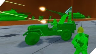 БИТВА ИГРУШЕЧНЫХ СОЛДАТ НА КУХНЕ - Attack on Toys Война игрушек солдатиков