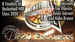 Basketball Hall of Fame 8 Finalists of Class 2020 Announcement, February 14, 2020