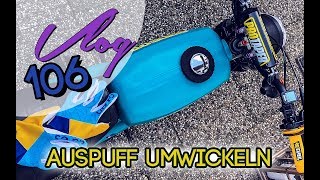 VLOG 106 | Hitzeschutzband wickeln | Ausfahrt mit der Enduro | Neuer Merch
