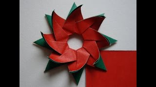 Origami -  Candle holder ( table decoration) - Ideas for Easter. Подставка под свечу