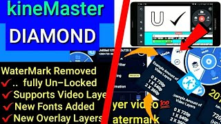 How To Download Kinemaster Diamond Mod Apk | 3 Layer video Full Unlock - Kinemaster Tutorial