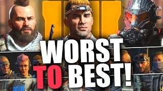 Black Ops 4 Specialists Ranked WORST to BEST! (Top 10 & Honest Review)