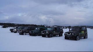 Ай-Петри Крым 2015 зима, снега по пояс, уазы на бездорожье