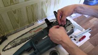 Ремонт цепной пилы / барабан сцепления (Makita UC4003A)