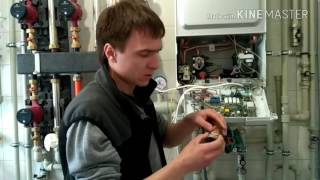Течь котла Protherm Panthera,  устранение