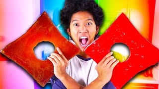 GIANT CANDY NINJA STARS!!! GIANT ROBLOX LOGO!! DIY HOW TO MAKE!!!