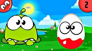 Новый МУЛЬТИК Ам Ням и Киндеры серия 2 | Красный Шарик и Ам Ням Ням Лопаем сюрприз