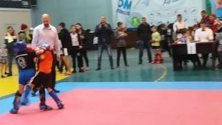 Gherciu Gheorghe (Albastru) Campionatul mun. Chisinau la Kickboxing 2016