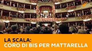 #Milano, teatro La Scala: coro di bis per il presidente #Mattarella