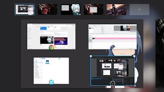 Deepin Linux 15.4 - Virtual desktops