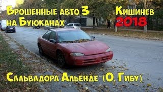 Брошенные авто 3 Кишинев 2018 Сальвадора Альенде Гибу завод Альфа осень в Кшиневе