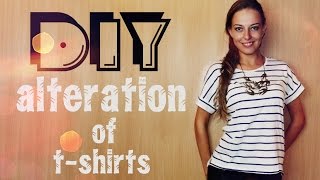 DIY - переделка трикотажной футболки \ Alteration of t-shirts \ #MYS