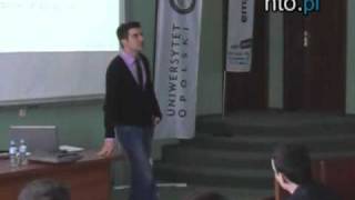 Tomasz Kammel na uniwersytecie w Opolu