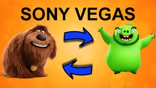 Поменять фрагменты местами в Sony Vegas. Инструмент обычное редактирование. Уроки видеомонтажа