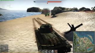Т-50 vs Т-34 прототип на карте Джунгли war thunder