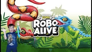 Интерактивные игрушки. Робо ящерица. Zuru Robo Alive Lizard