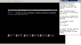 Installation error: "Unable to resolve hostname or establish network access to local host