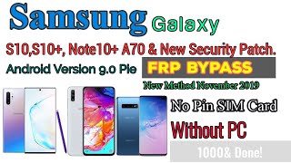 Samsung A70 A705FN Frp Bypass Google Account Unlock Pin Sim Not Working