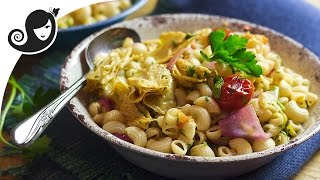 Macaroni Fricassee with Dried Bean Curd Skin Sticks (Tofu Skin or Yuba) | Vegan/Vegetarian Recipe