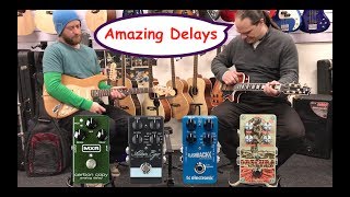 DELAY PEDALS SHOOTOUT!!!  MXR, TC ELECTRONIC or DIGITECH ?