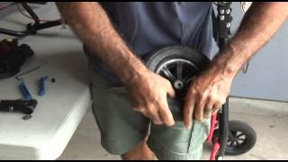 Trikke Colt replacing tire and tube
