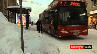 SVT NordNytt - Snökaos i Luleå