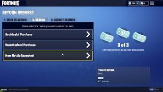 Fortnite Battle Royale Refund Guide - Patch 4.3!