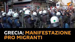 #Grecia: in centinaia protestano contro i respingimenti dei migranti al confine greco-turco