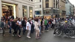 Flashmob Linedance Canadian Stomp Basel August 2016