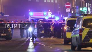 Germany: Over 40 police cars at scene of massive street fight in Frankfurt