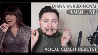 Vocal Coach Reacts! Diana Ankudonova! Human! Live! Ты супер! Финал: Диана Анкудинова, г. Москва.