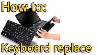 Acer Aspire E5-521, E5-511 disassembly and replace keyboard, как разобрать и поменять клавиатуру