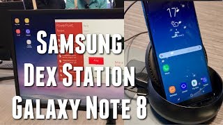 SAMSUNG DEX Station mit dem Galaxy NOTE 8 auf der IFA 2017 So funktioniert das ganze