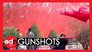 Taliban Fires GUNSHOTS Outside Kabul Airport