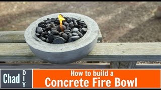 DIY Concrete Fire Bowl ; Simple Build!