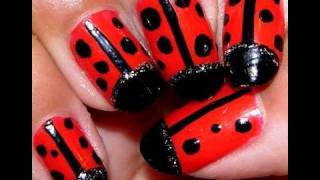Lady Bug Nail Tutorial...!!