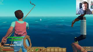 4 Idiots on a raft - Teo plays Raft co-op w/Paddy, Alex & Sammy