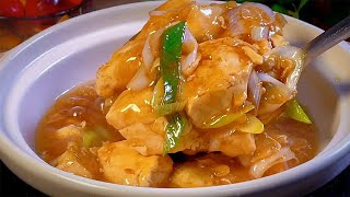 【小穎美食】豆腐和蔥這樣做簡單又好吃，蔥香濃鬱，比大魚大肉還好吃