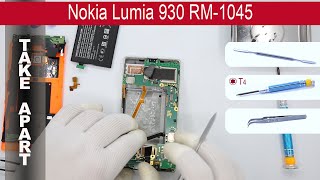 How to disassemble ? Nokia Lumia 930 RM-1045, Take Apart, Tutorial