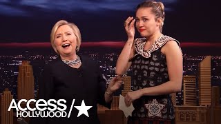 Miley Cyrus Gets Emotional As She Thanks Hillary Clinton | Access Hollywood